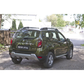 Накладка на задний бампер Вариант 4 для Renault Duster 2015- г.в. Русская Артель NR-151702