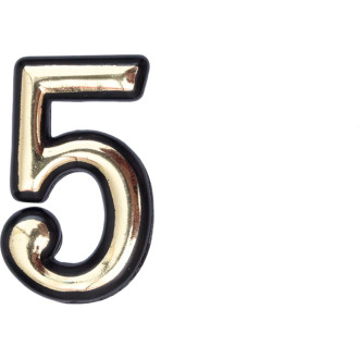 Самоклеящаяся цифра СКОБЯНОЙ 5