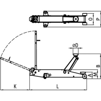 Домкрат Сорокин CrocoLine Jack 3.410