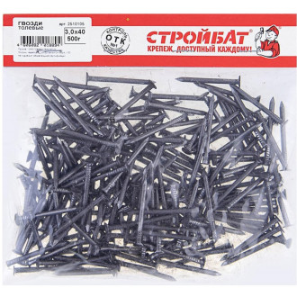 Толевые гвозди Стройбат 3,0x40 0,5 кг