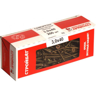 Универсальные саморезы Стройбат 3.0х40 (200 шт.)