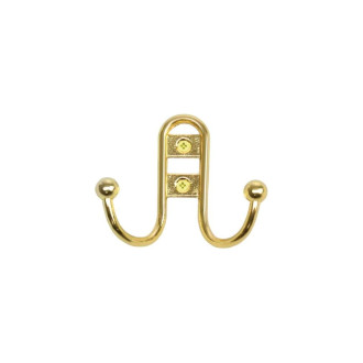 Двухрожковый крючок-вешалка ТУНДРА (арт.220L) LIGHT