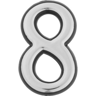 Пластиковая дверная цифра ТУНДРА 8