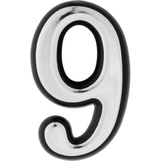 Пластиковая дверная цифра ТУНДРА 9