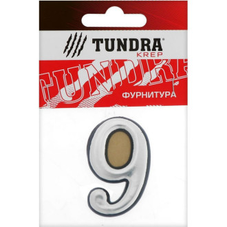 Пластиковая дверная цифра ТУНДРА 9
