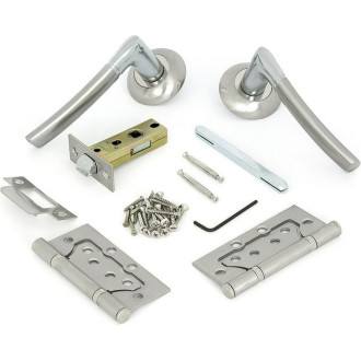 Межкомнатный комплект Фабрика замков FZ SET 01-C 100 2H SN