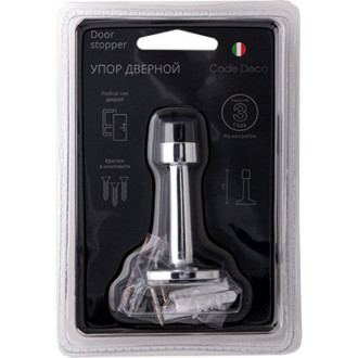 Дверной упор Code Deco DS-0018-CR