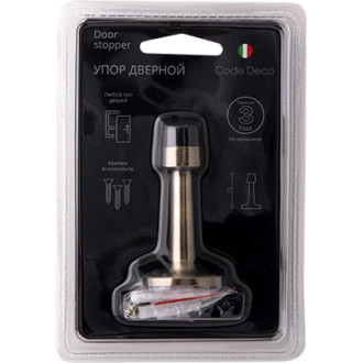 Дверной упор Code Deco DS-0018-AB