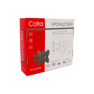 Настенный кронштейн для экрана от 23 до 42 дюймов COFRA TV-23-42CFM