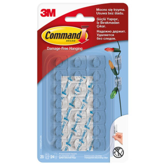 Клипсы для гирлянд COMMAND Command 17026CLR