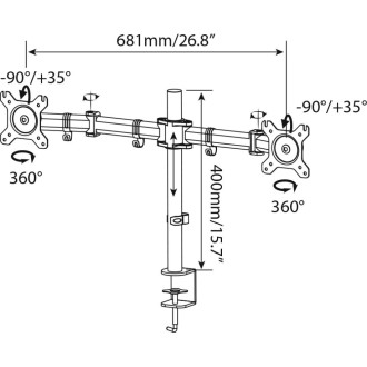 Кронштейн для мониторов Cactus CS-VM-D29-AL