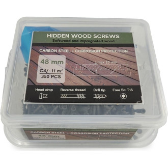 Саморезы Camo Hidden Wood Screws C4 48 мм, 700 шт.
