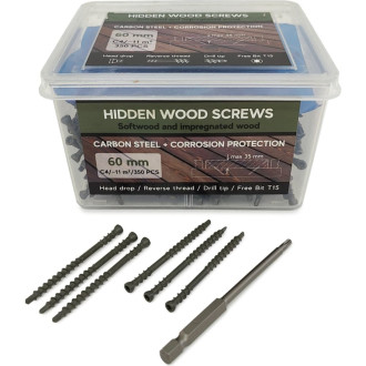 Саморезы Camo Hidden Wood Screws C4 60 мм, 350 шт.