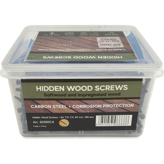 Саморезы Camo Hidden Wood Screws C4 60 мм, 350 шт.