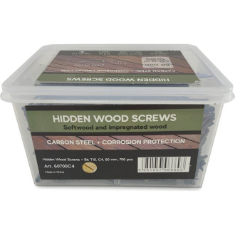Саморезы Camo Hidden Wood Screws C4 60 мм, 700 шт.