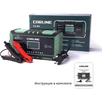 Импульсное автоматическое зарядное устройство для свинцово-кислотных аккумуляторов CARLINE CA-8A