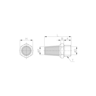 Глушитель CDC Pneumatics STB 02