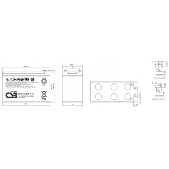 Аккумулятор для ИБП CSB UPS123607