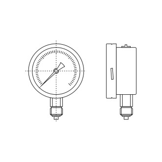 Манометр A-Flow G22-S-20M-100A-250bar