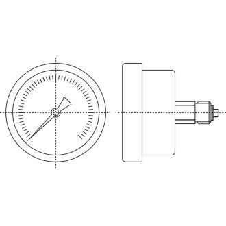 Манометр A-Flow G32-S-4G-63B-16bar