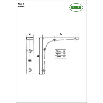 Кронштейн Amig 2-100 MR