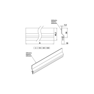 Утеплитель для двери Amig 2-820x46 ORO