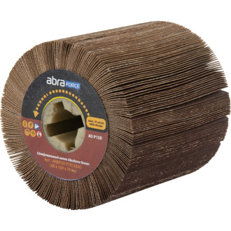 Шлифовальный валик Abraforce Brown 100x100x19 мм, AO 120