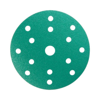Диск шлифовальный Abraforce Green Film на плёночной основе 15 отверстий, 150 мм, Р2000