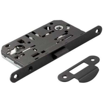Бесшумная защёлка под цилиндр ADDEN BAU KEY 418 BLACK