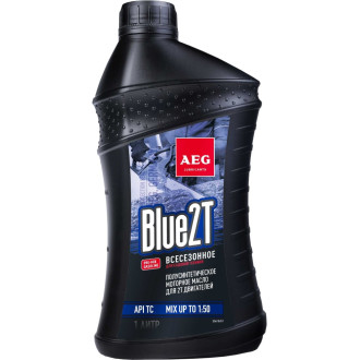 Двухтактное масло AEG Lubricants Semi Synthetic 2T Motor Oil API TC