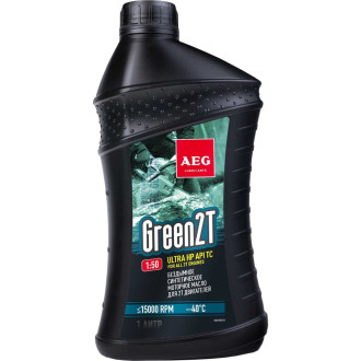 Синтетическое масло для двухтактных двигателей AEG Lubricants Green HP 2T API TC 1л
