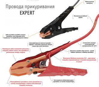 Провода прикуривания Airline 750А EXPERT