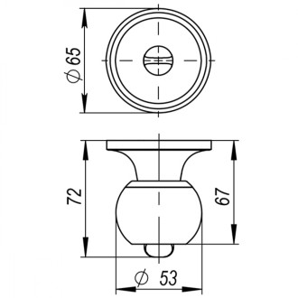 Дверная ручка Ajax 6082 SN-P