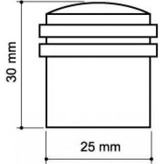 Дверной упор Armadillo DH062ZA CP