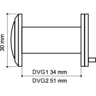Глазок дверной Armadillo DV-PRO 1/60-35/BR/HD (DVG1/HD) CP