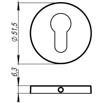 Накладка на цилиндр Armadillo CYLINDER ET URS CP-8