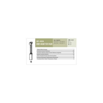 Комплект графитовых щеток Makita oem CB-204/as Asein 1914JX