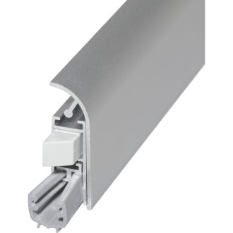 Накладной автоматический порог Athmer Isolporte Deco silver