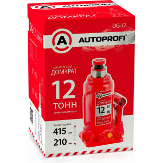 Бутылочный домкрат AUTOPROFI DG-12