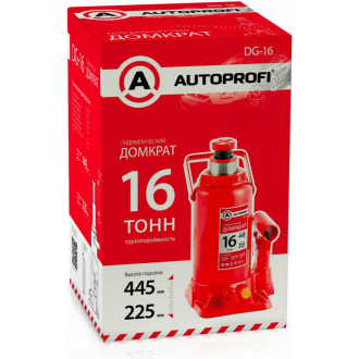 Бутылочный домкрат AUTOPROFI DG-16