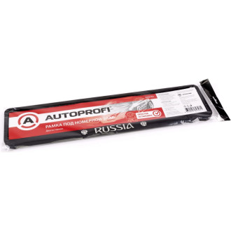 Пластиковая двусоставная номерная рамка AUTOPROFI RUSSIA RAM RU