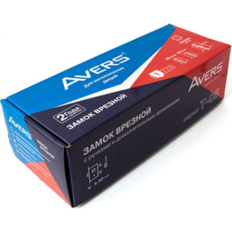 Врезной замок AVERS T-0523-C-AB-L
