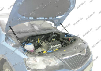 Упоры капота для Skoda Rapid I 2012-2017 2017-н.в. АвтоУпор USKRAP012