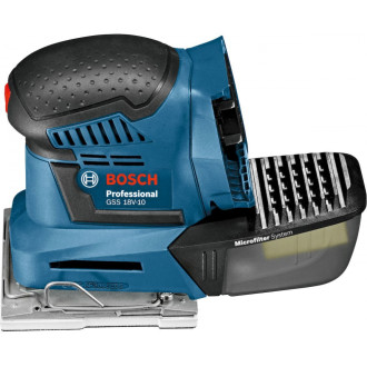 Аккумуляторная вибрационная шлифмашина Bosch GSS 18V-10