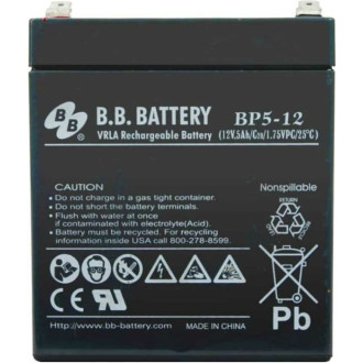 Аккумуляторная батарея BB Battery BP 5-12
