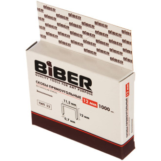 Закаленные скобы для степлера Biber 85819 тов-085743