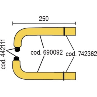 Пара консолей Blue Weld 803166