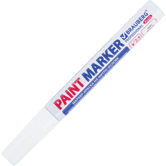 Лаковый маркер краска BRAUBERG paint marker professional plus