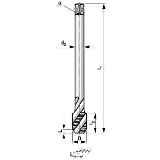 Машинный метчик Bucovice Tools 193100