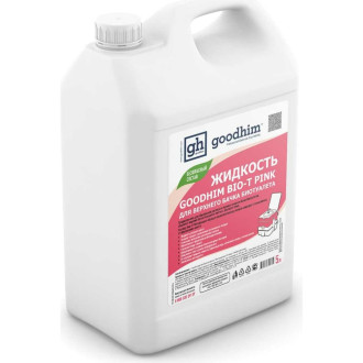 Жидкость для верхнего бачка биотуалета Goodhim BIO-T PINK, 5 л